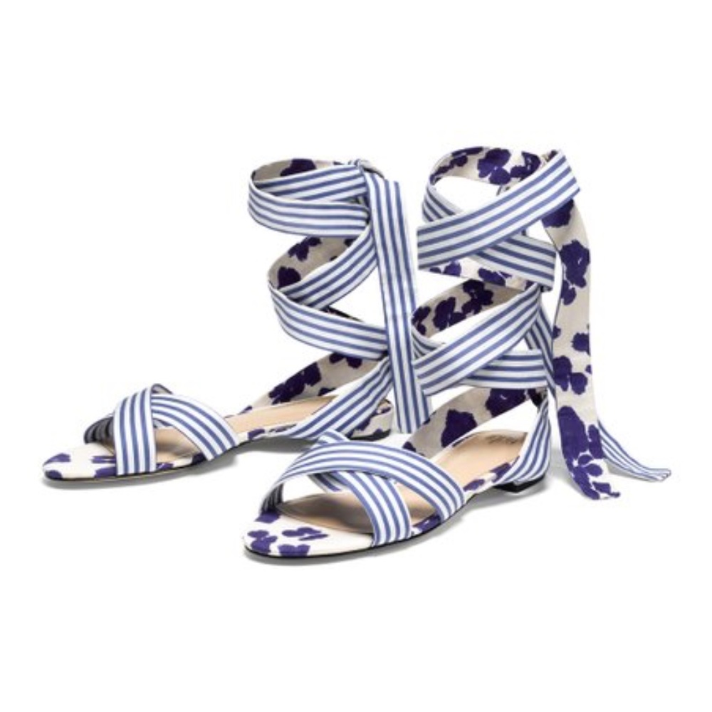 NEW CABI TIE UP SANDALS - SIZE 10